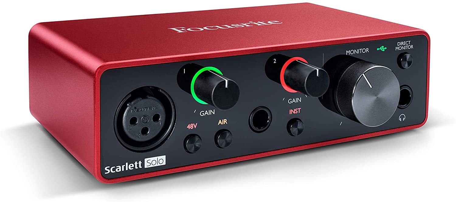 Interface Focusrite Scarlett Solo 3eme Génération - CMVictor